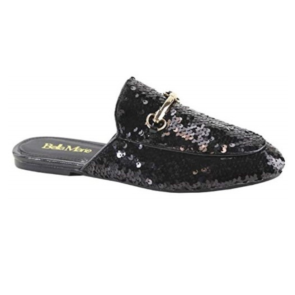 7.5 Sequin Slip On Mules